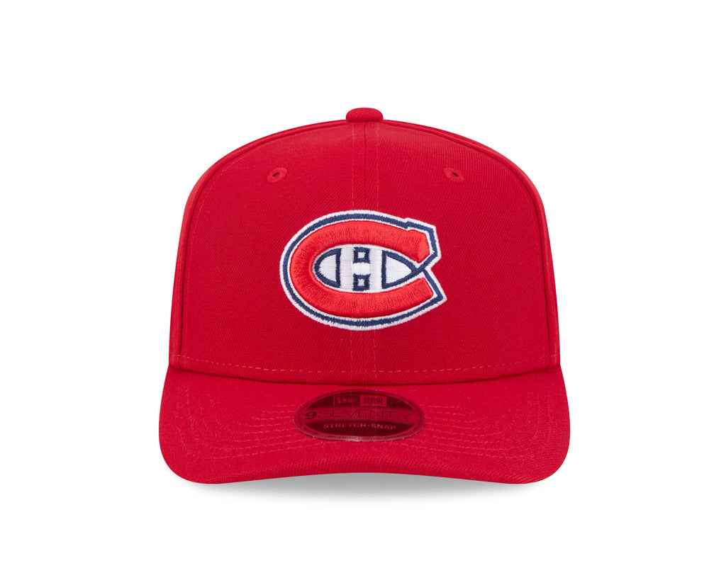 Montreal Canadiens NHL New Era Men's Red 9Seventy Team Color Stretch Snapback Hat