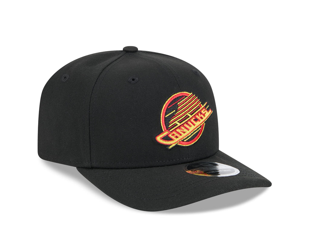 Vancouver Canucks NHL New Era Men's Black 9Seventy Team Color Snapback Hat