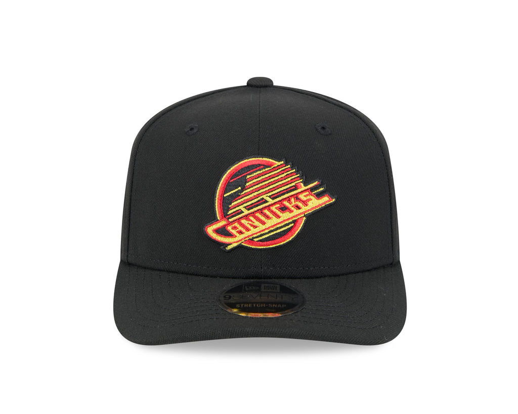Vancouver Canucks NHL New Era Men's Black 9Seventy Team Color Snapback Hat