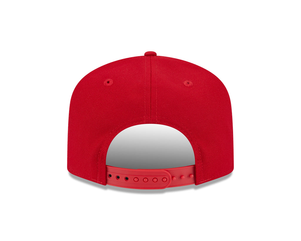Detroit Red Wings NHL New Era Men's Red 9FIfty Script A-Frame Snapback
