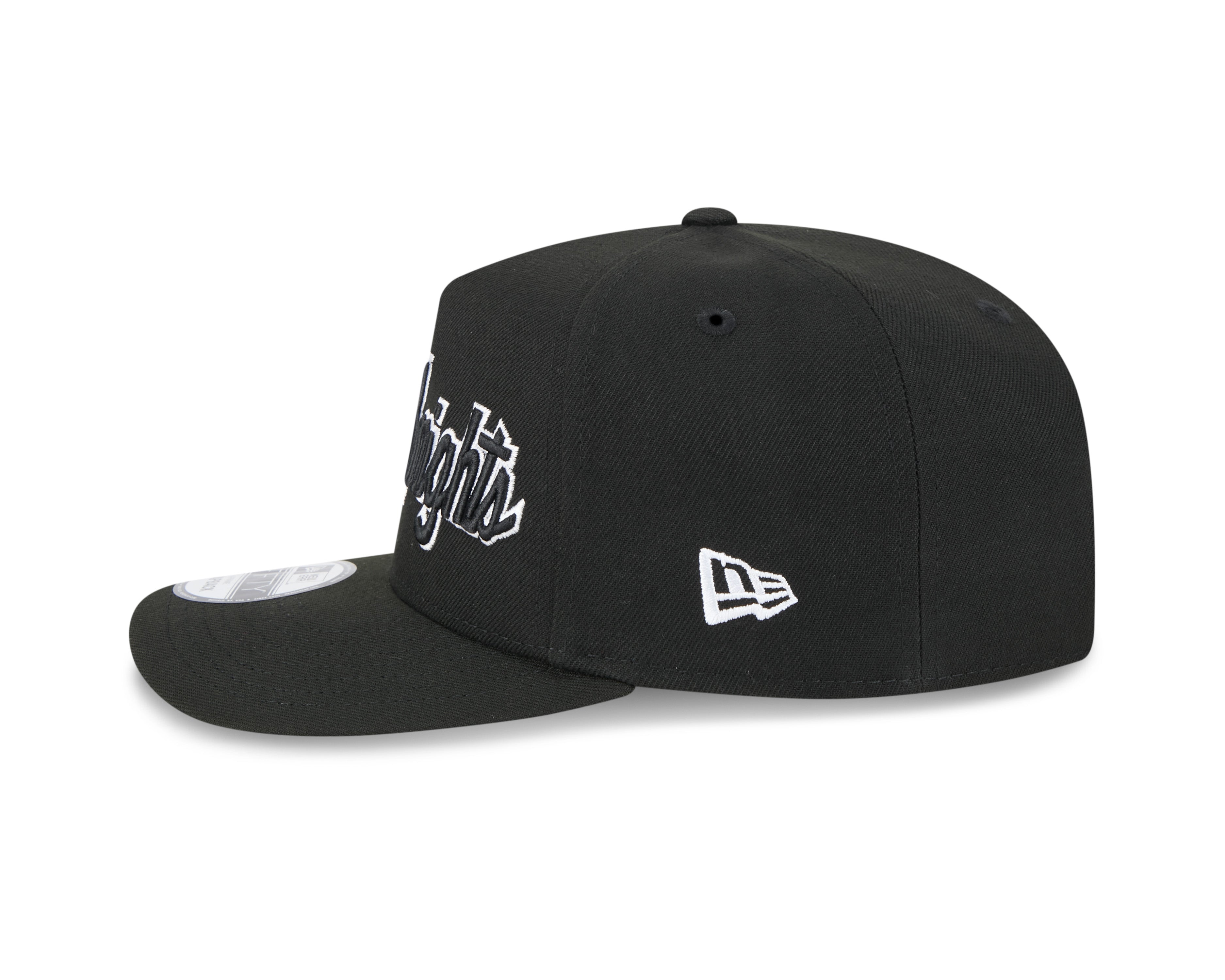 Vegas Golden Knights NHL New Era Men's Black 9FIfty Script A-Frame Snapback