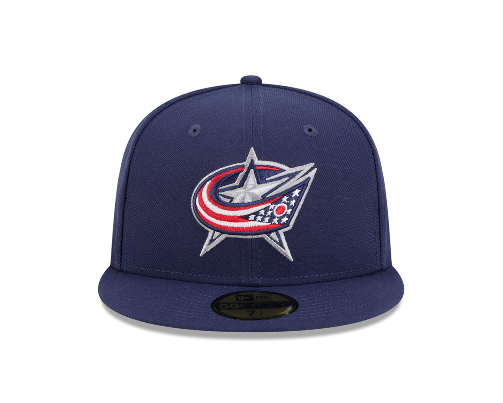 Columbus Blue Jackets NHL New Era Men's Navy 59Fifty Core Fitted Hat