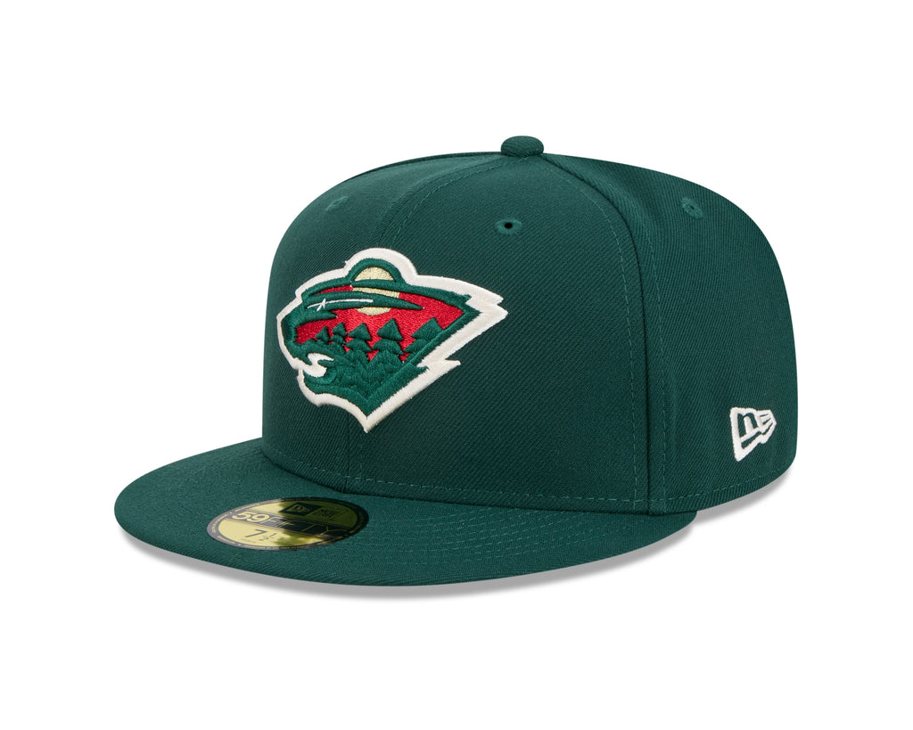 Minnesota Wild NHL New Era Men's Forest Green 59Fifty Core Fitted Hat
