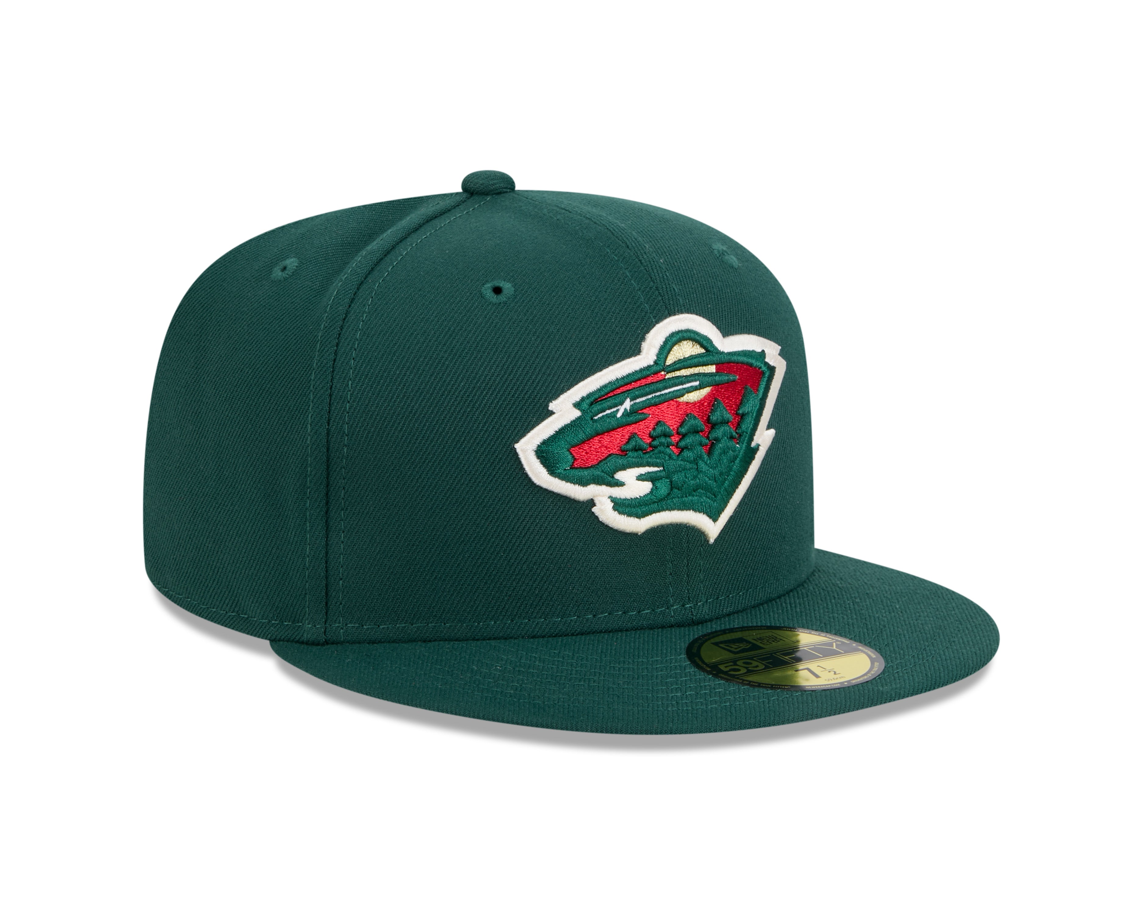 Minnesota Wild NHL New Era Men's Forest Green 59Fifty Core Fitted Hat