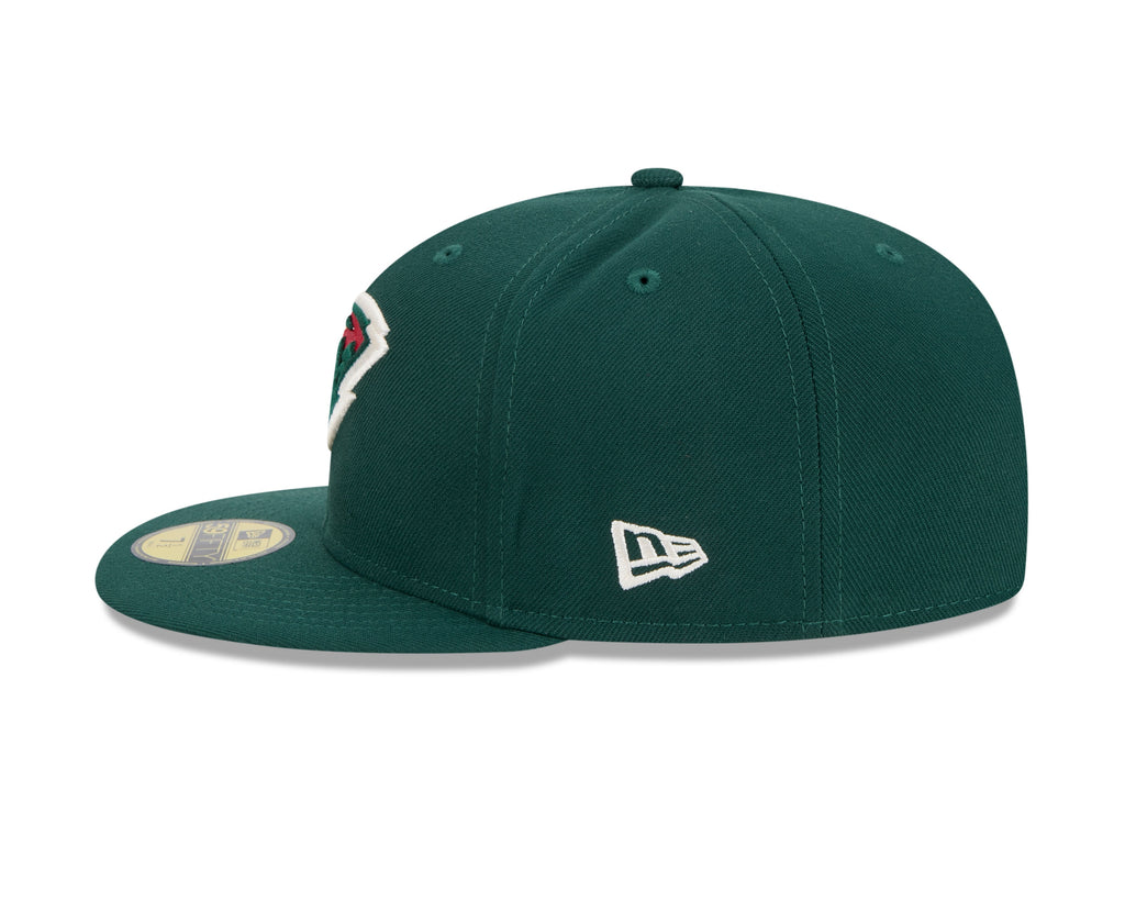 Minnesota Wild NHL New Era Men's Forest Green 59Fifty Core Fitted Hat