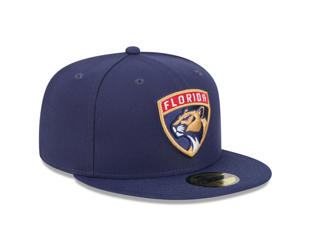 Florida Panthers NHL New Era Men's Navy 59Fifty Core Fitted Hat