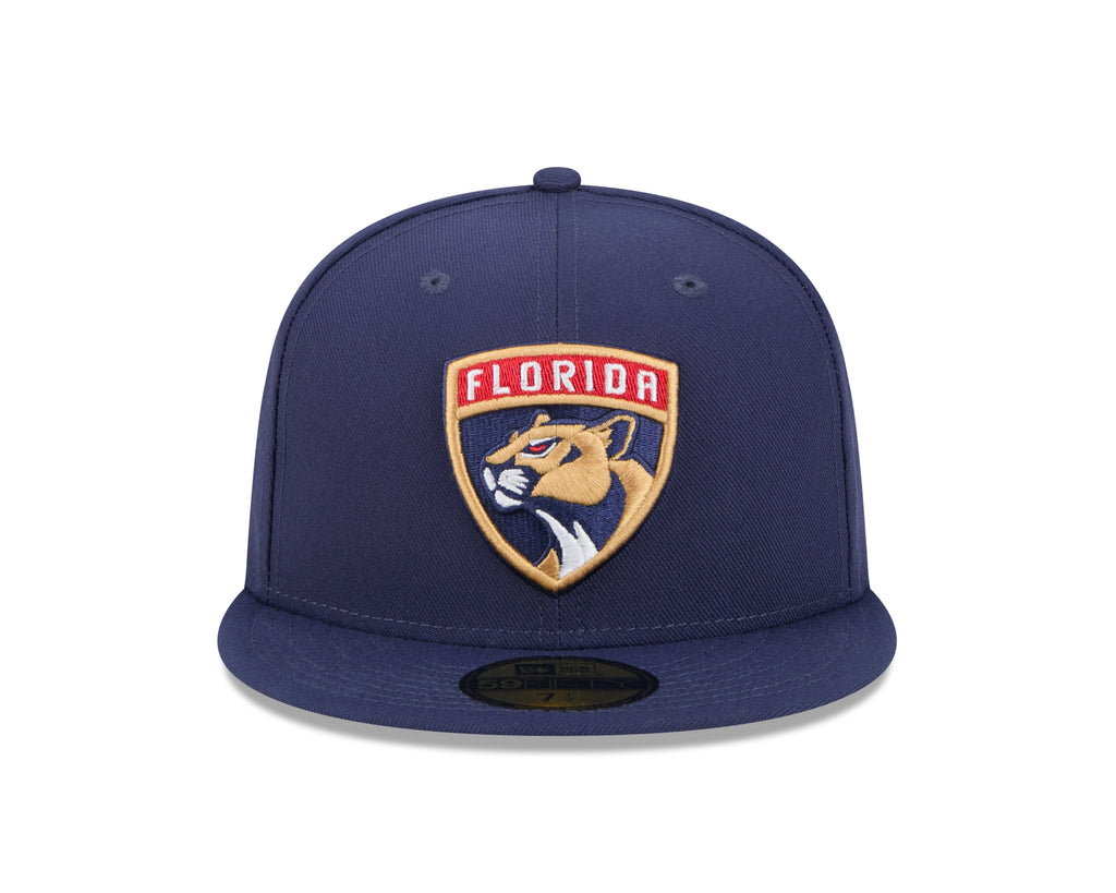 Florida Panthers NHL New Era Men's Navy 59Fifty Core Fitted Hat
