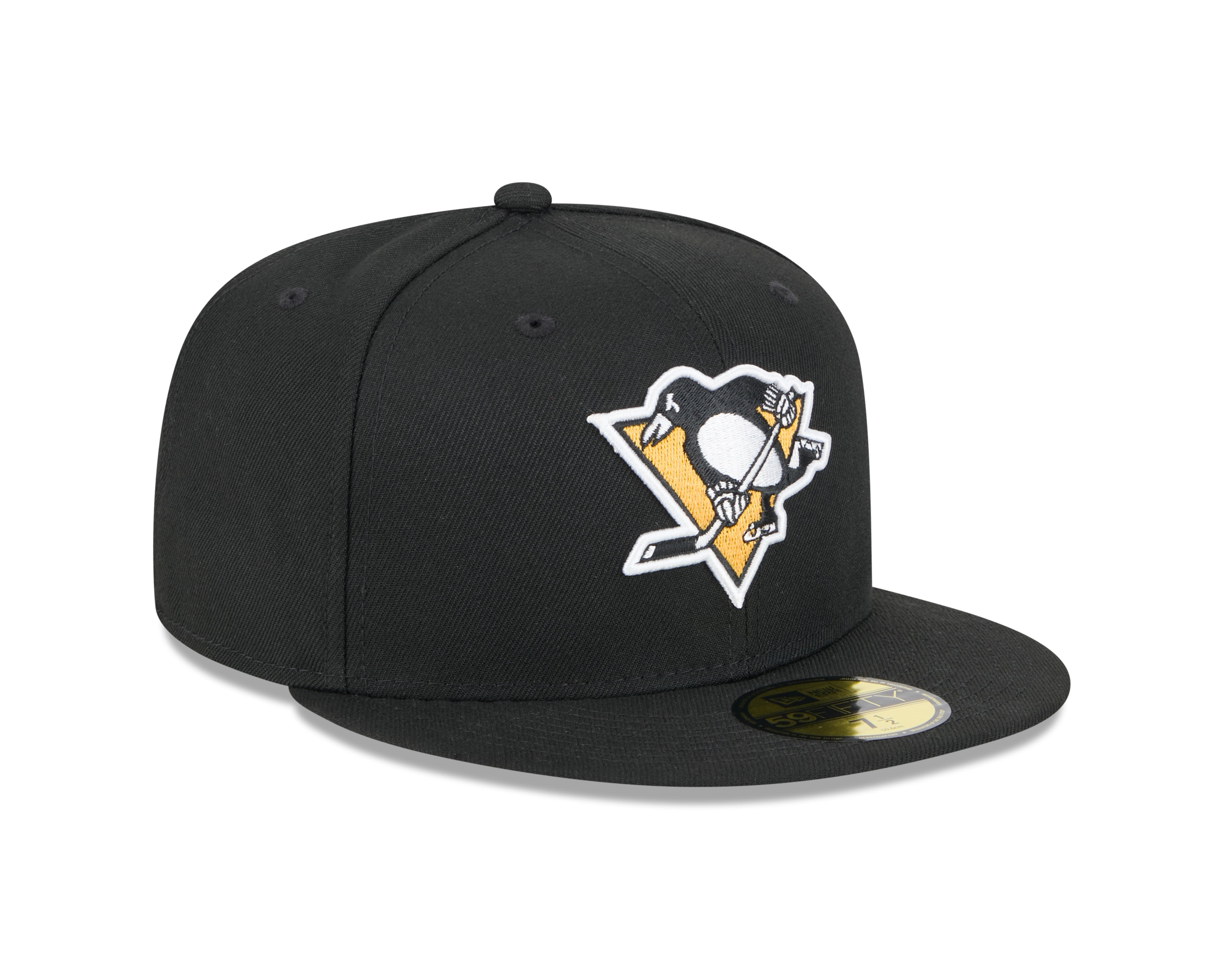 Pittsburgh Penguins NHL New Era Men's Black 59Fifty Core Fitted Hat