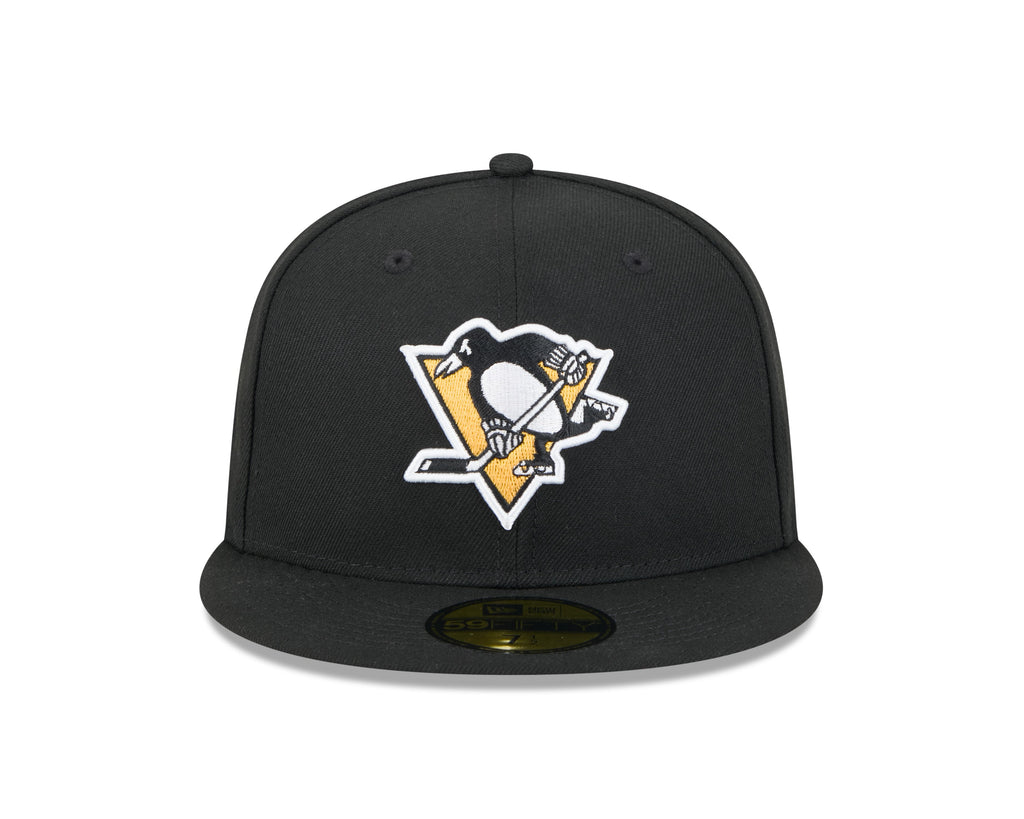 Pittsburgh Penguins NHL New Era Men's Black 59Fifty Core Fitted Hat