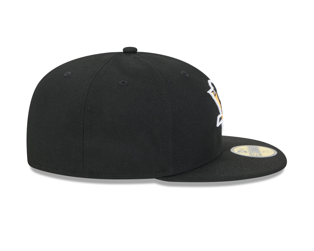 Pittsburgh Penguins NHL New Era Men's Black 59Fifty Core Fitted Hat