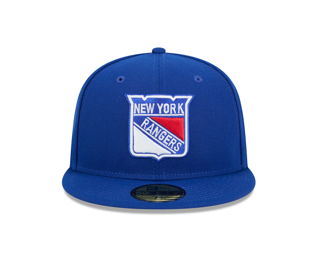 New York Rangers NHL New Era Men's Royal 59Fifty Core Fitted Hat