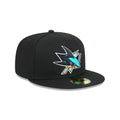 New Era San Jose Sharks Team 59FIFTY Fitted Hat-Black