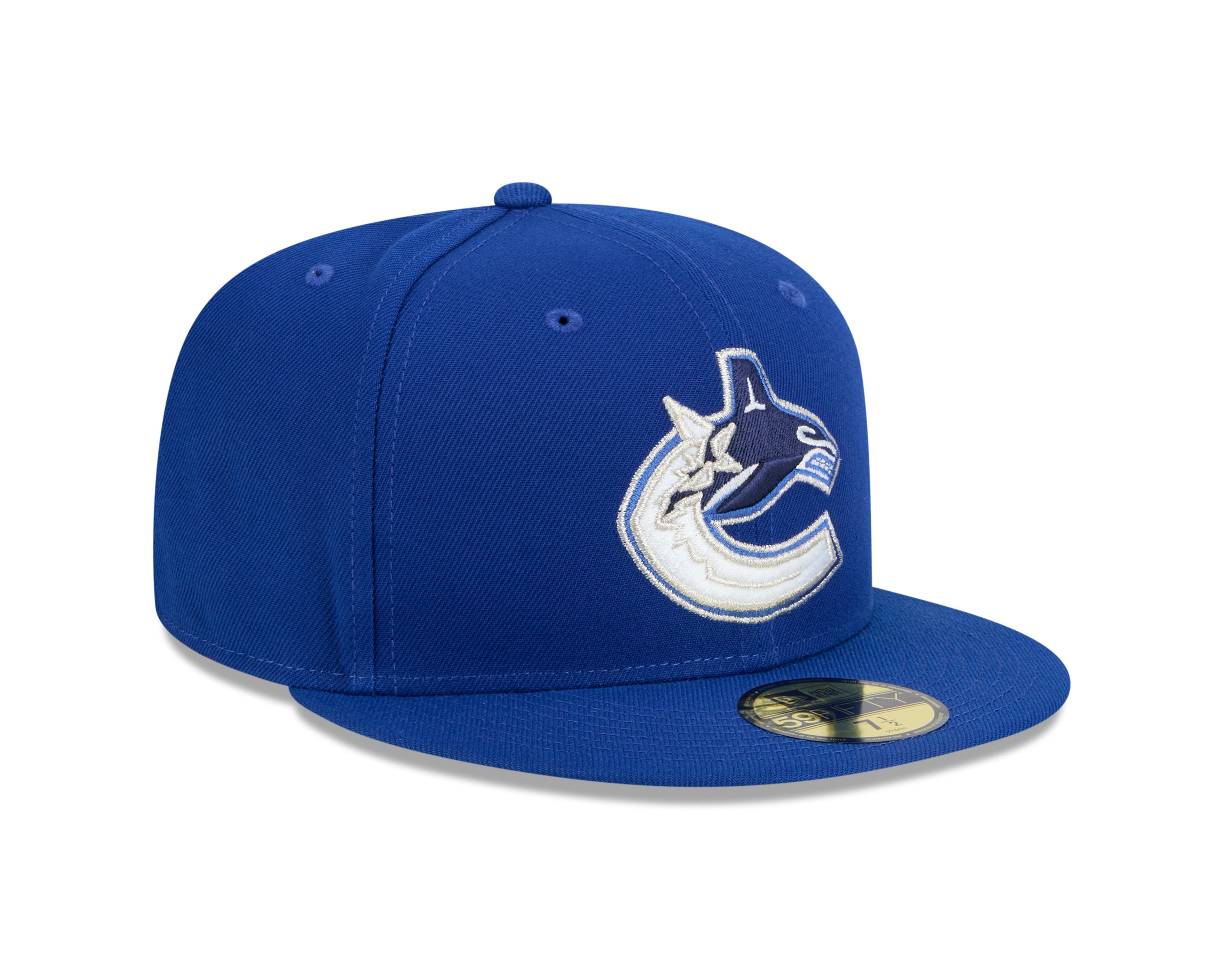 Vancouver Canucks NHL New Era Men's Royal 59Fifty Core Fitted Hat