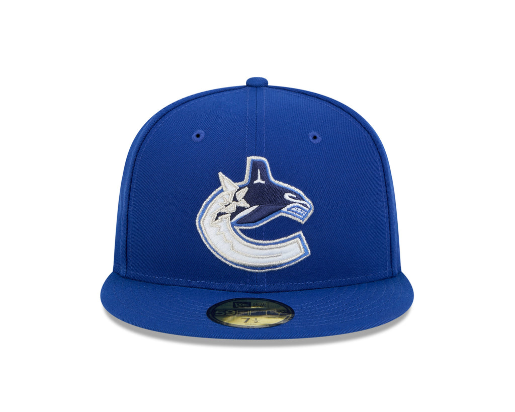 Vancouver Canucks NHL New Era Men's Royal 59Fifty Core Fitted Hat