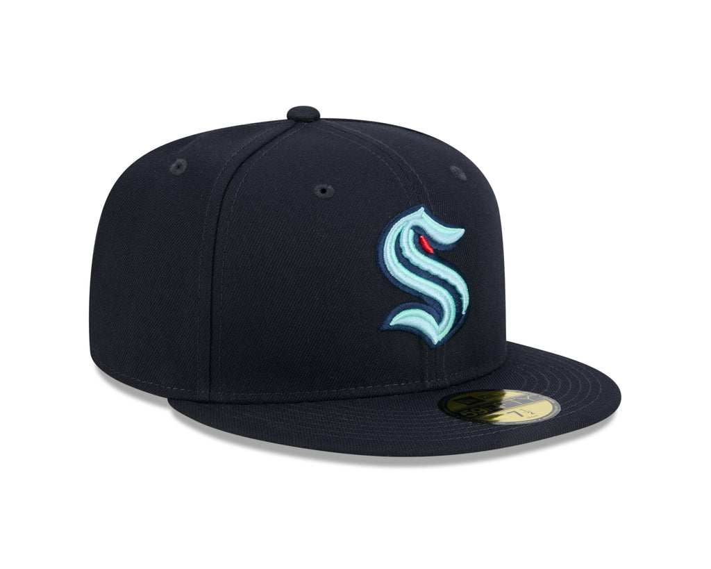 Seattle Kraken NHL New Era Men's Blue 59Fifty Core Fitted Hat