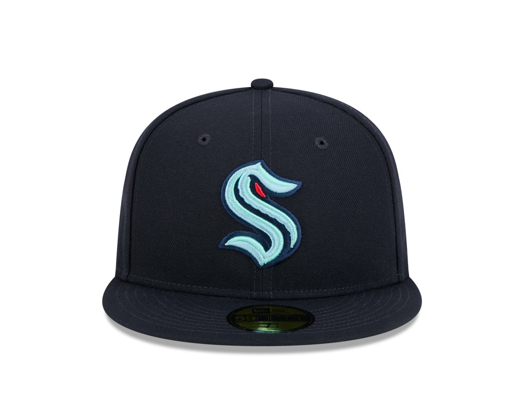 Seattle Kraken NHL New Era Men's Blue 59Fifty Core Fitted Hat