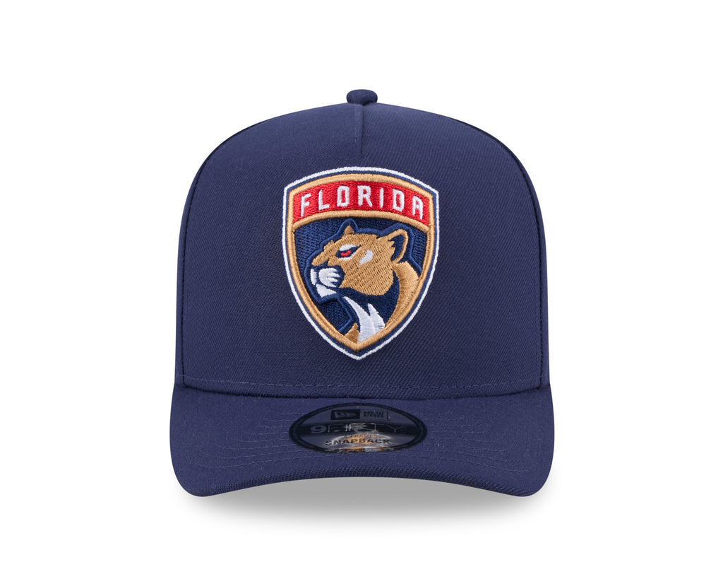 Florida Panthers NHL New Era Men's Navy 9FIFTY A-Frame Snapback