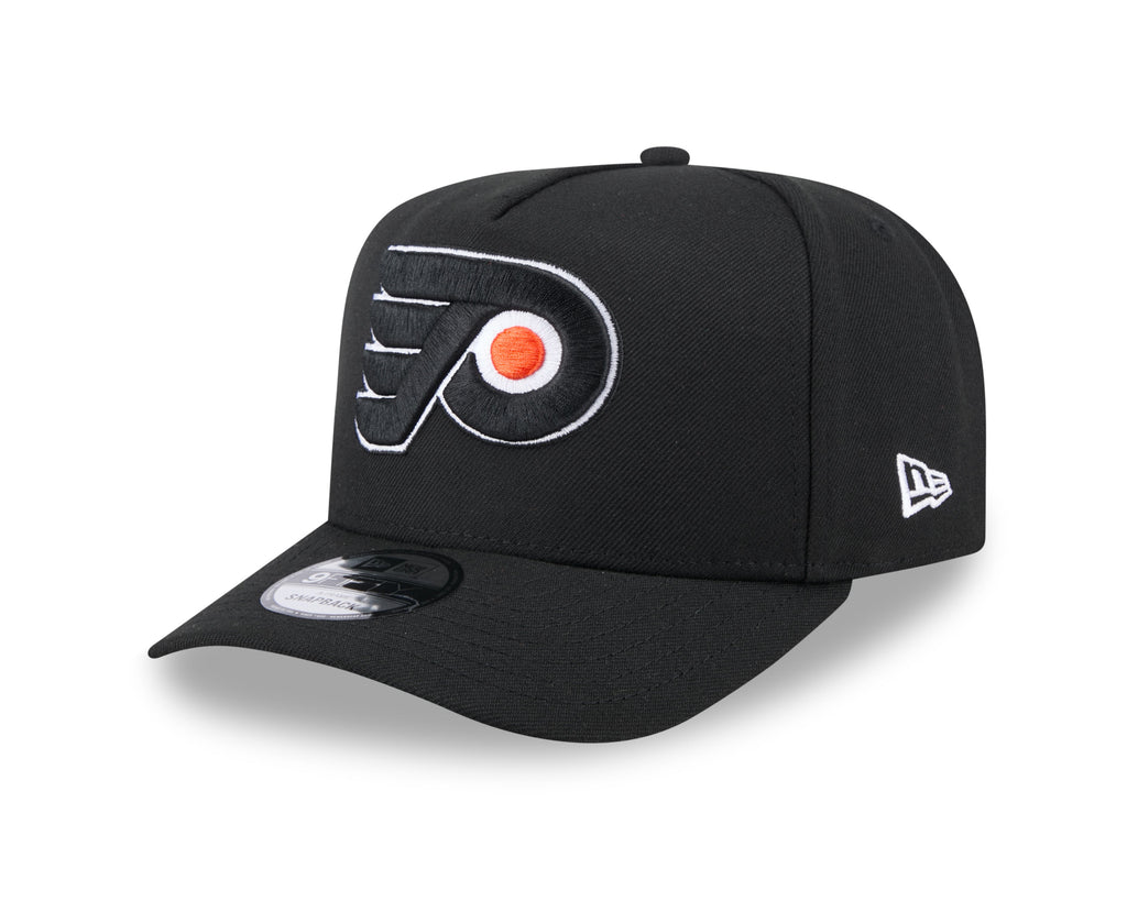 Philadelphia Flyers NHL New Era Men's Black 9Fifty A-Frame Snapback