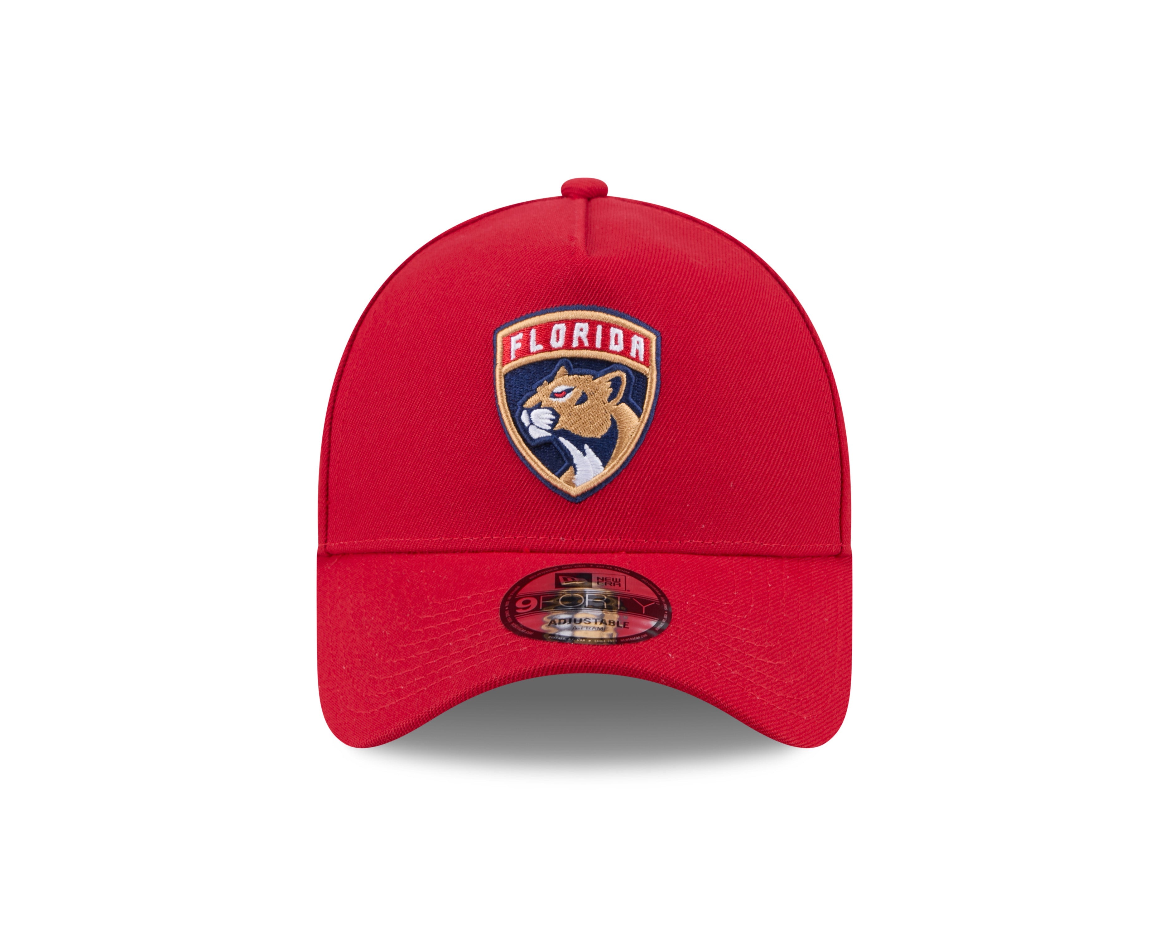 Florida Panthers NHL New Era Men's Red 9Forty A-Frame Snapback
