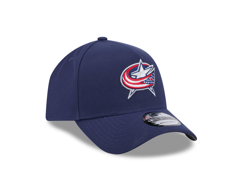 Columbus Blue Jackets NHL New Era Men's Navy 9Forty A-Frame Snapback