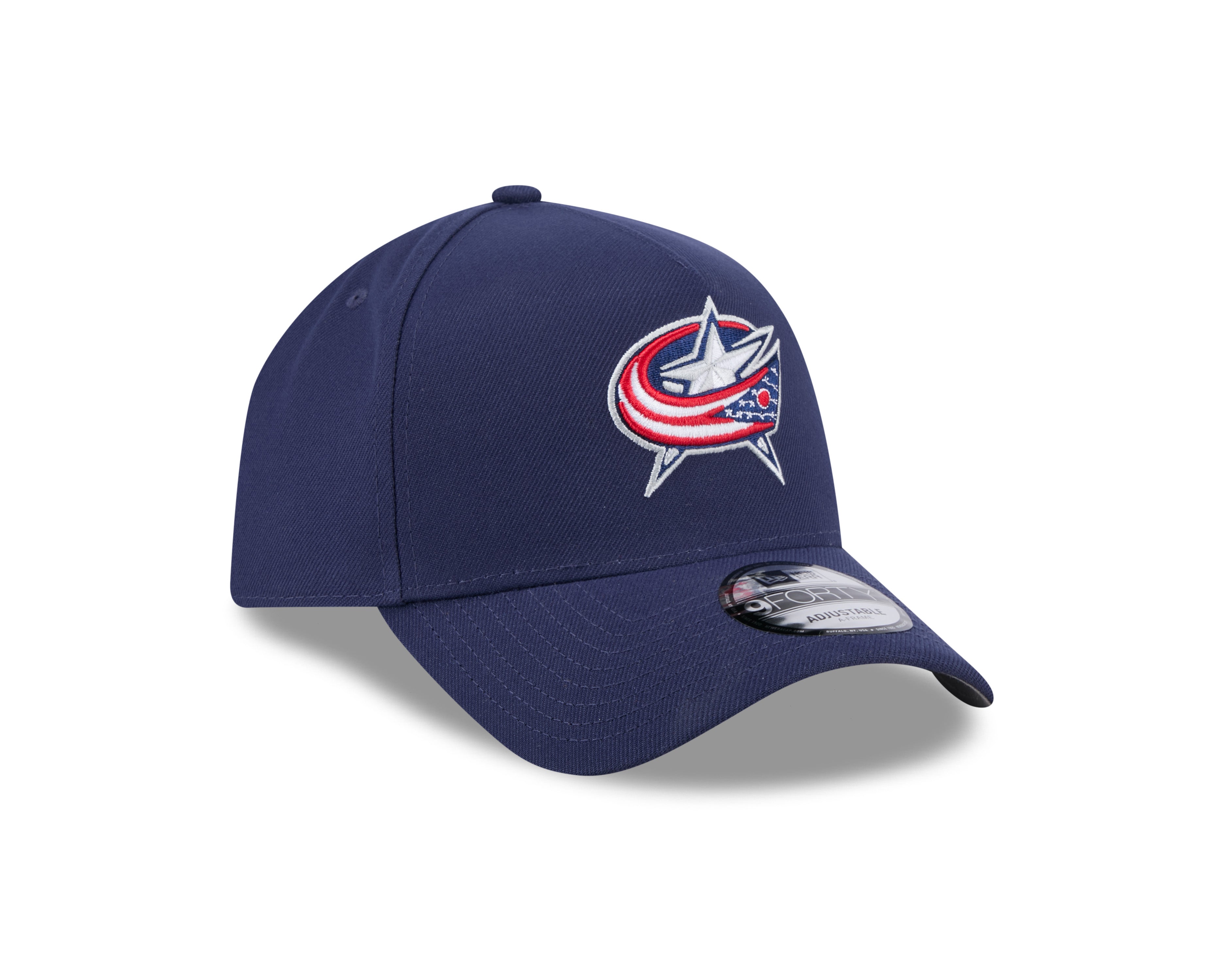 Columbus Blue Jackets NHL New Era Men's Navy 9Forty A-Frame Snapback