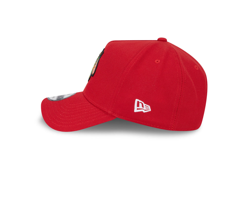 Chicago Blackhawks NHL New Era Men's Red 9Forty A-Frame Snapback