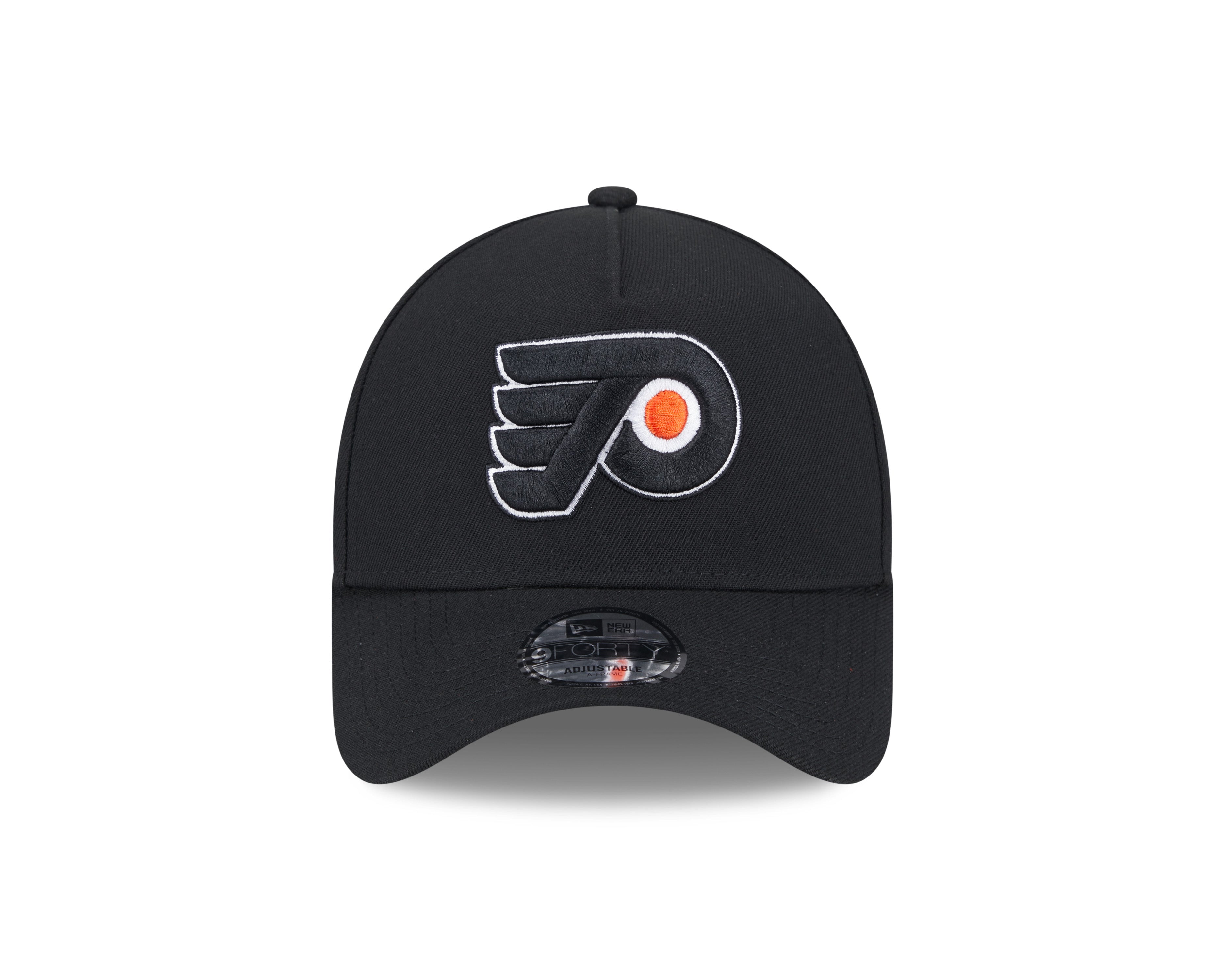 Philadelphia Flyers NHL New Era Men's Black 9Forty A-Frame Snapback