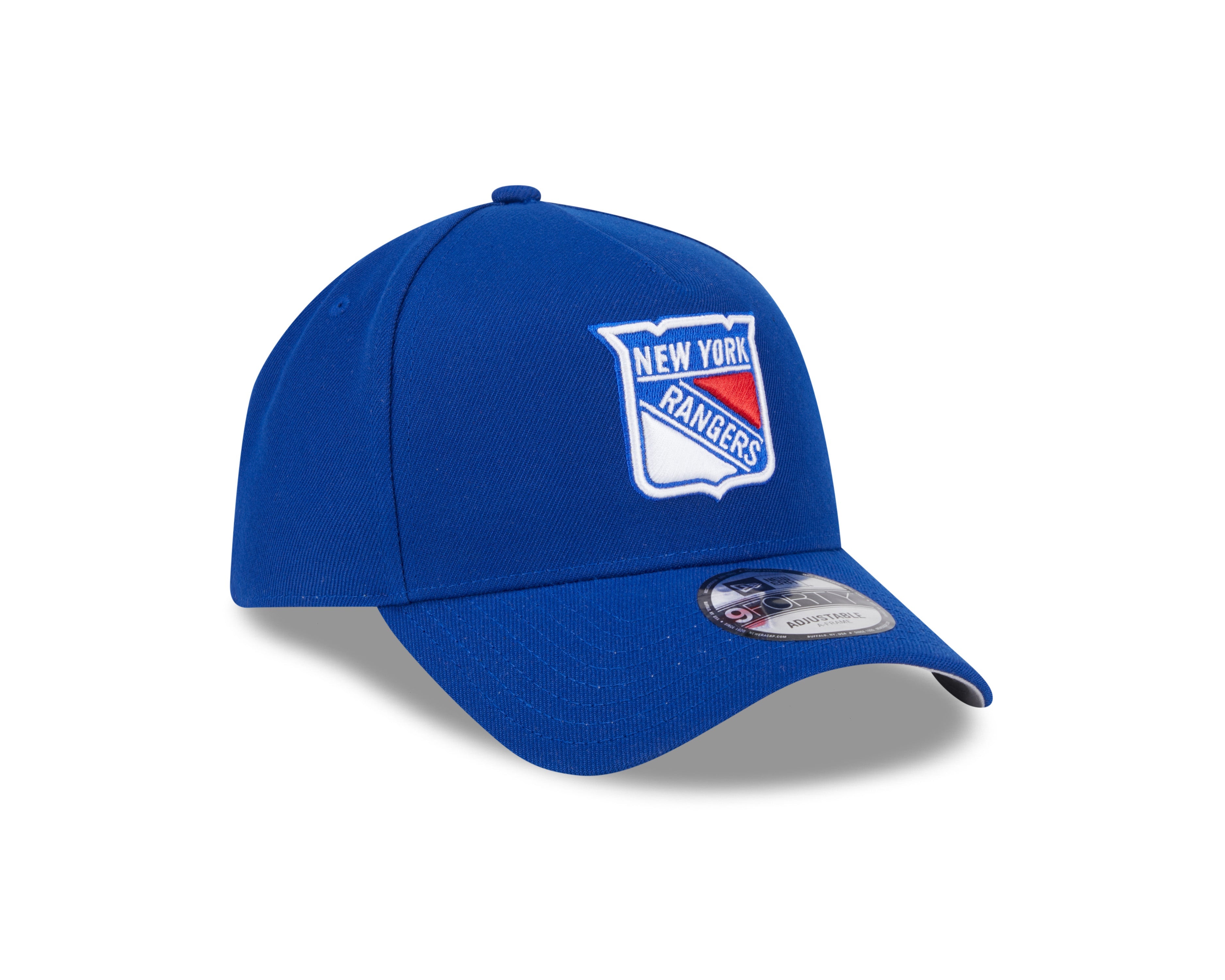 New York Rangers NHL New Era Men's Royal 9Forty A-Frame Snapback