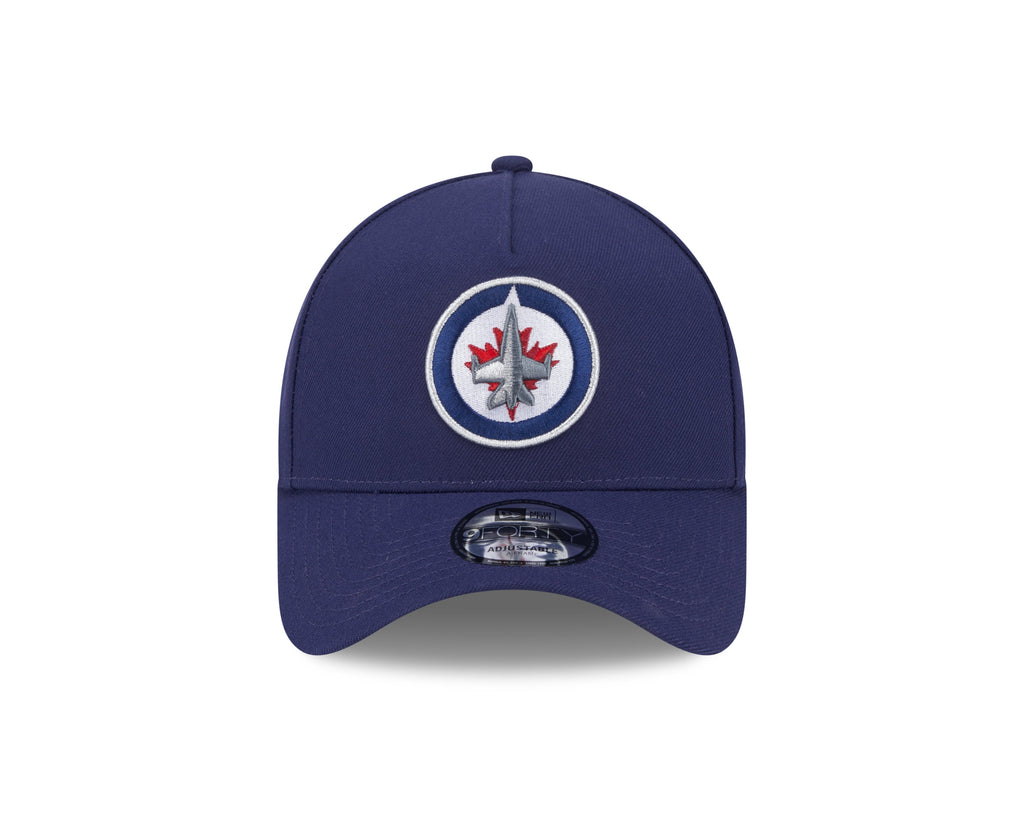 Winnipeg Jets NHL New Era Men's Navy 9Forty A-Frame Snapback