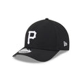 New Era Pittsburgh Pirates 39THIRTY M-Crown A-Frame Stretch Fit Hat-Black/White