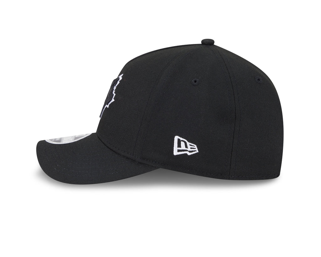 Toronto Blue Jays MLB New Era Men's Black White 9Forty M-Crown Adjustable A-Frame Hat