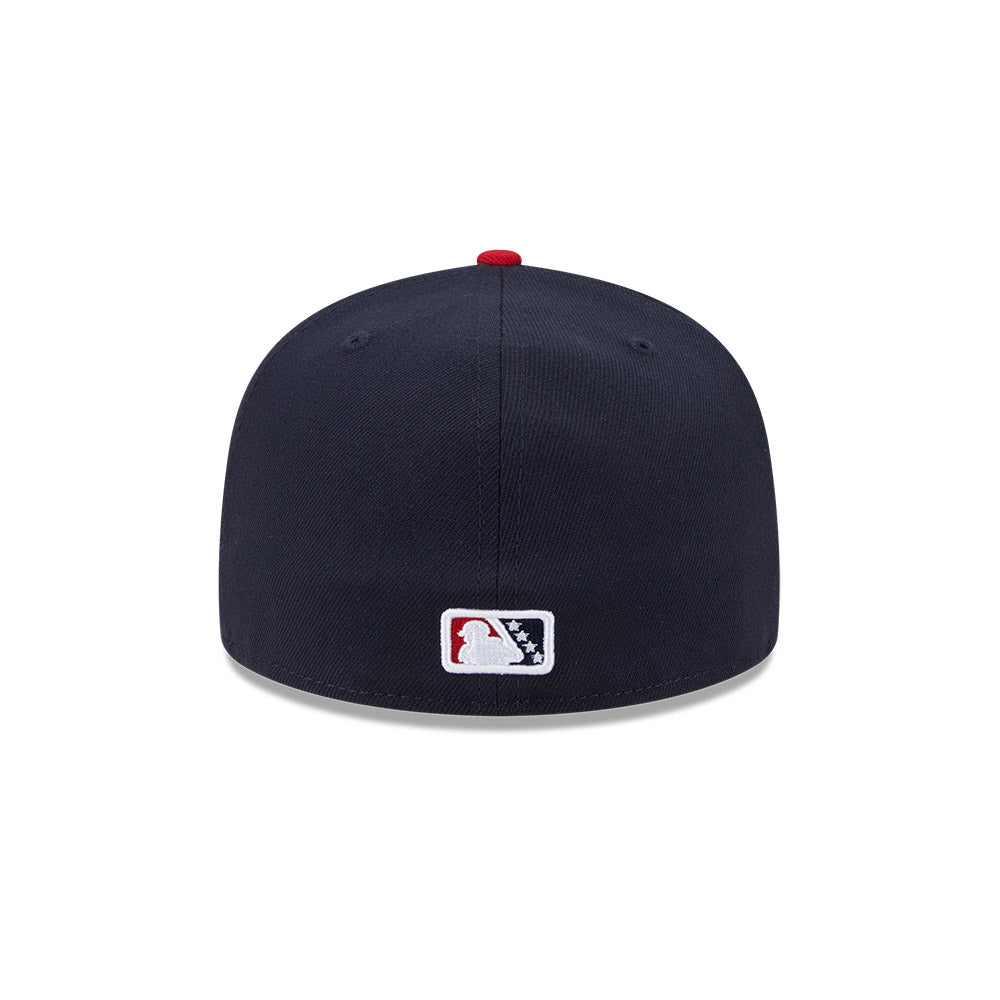 Nashville Sounds MiLB New Era Men's Navy/Red 59Fifty Authentic Collection Fitted Hat