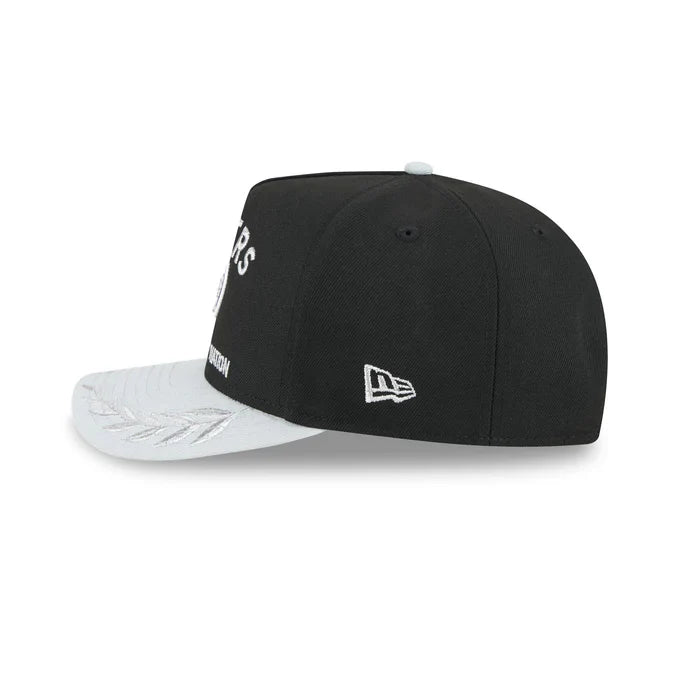 New Era Las Vegas Raiders 2025 NFL Draft A-Frame 9FIFTY Snapback Hat-Black
