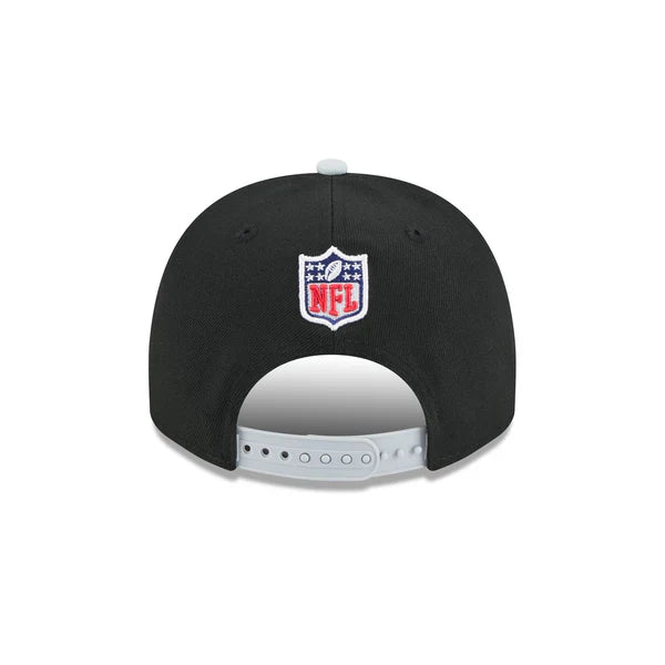 New Era Las Vegas Raiders 2025 NFL Draft A-Frame 9FIFTY Snapback Hat-Black