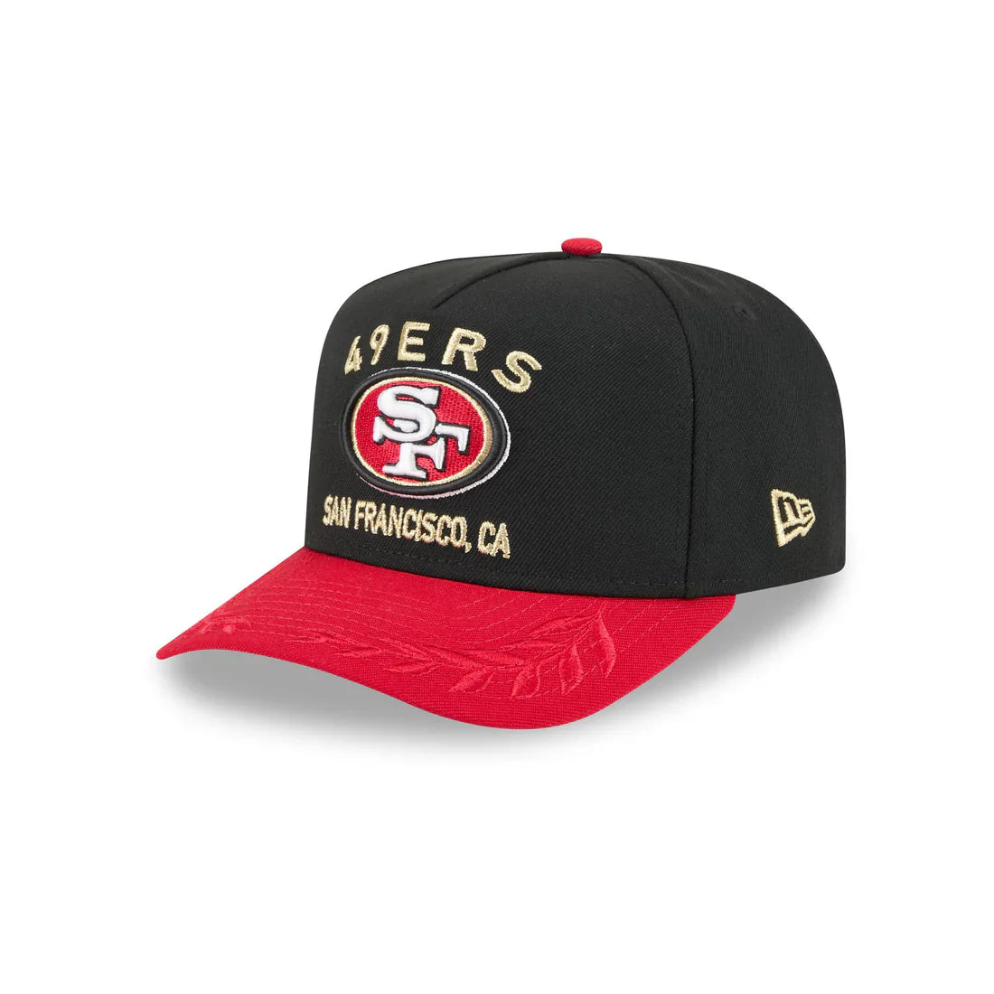 New Era San Francisco 49ers 2025 NFL Draft A-Frame 9FIFTY Snapback Hat-Black