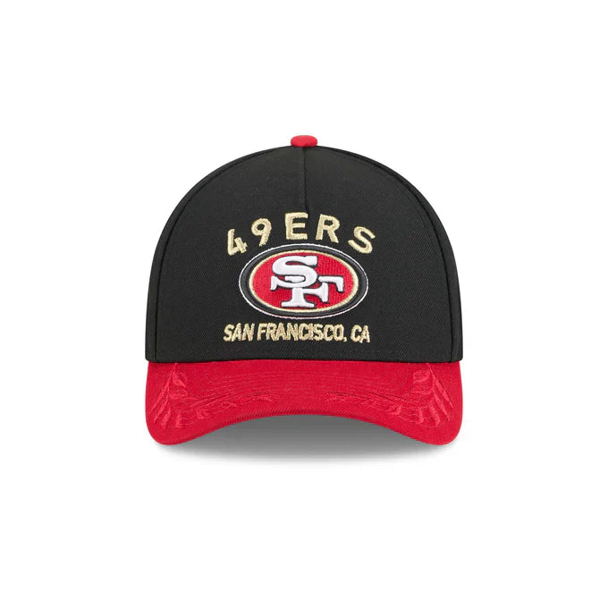 New Era San Francisco 49ers 2025 NFL Draft 9FORTY M-Crown Snap Hat-Black