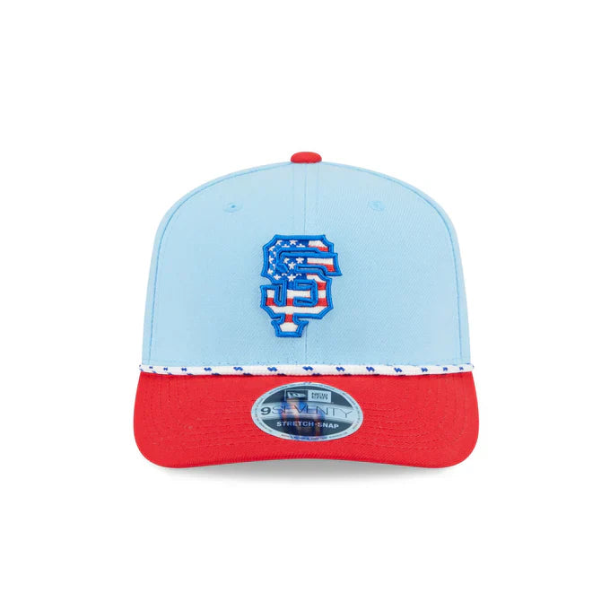 New Era San Francisco Giants Independence Day 9SEVENTY Stretch-Snap Hat