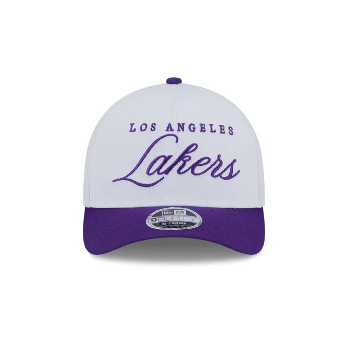 New Era Los Angeles Lakers NBA Draft 9FORTY M-CROWN Adjustable Snap Hat