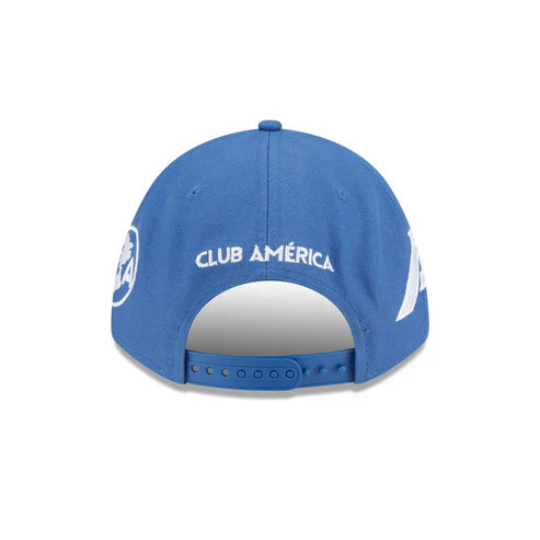 New Era Club America All League 9FORTY M-Crown  A-Frame Adjustable Hat-Indigo