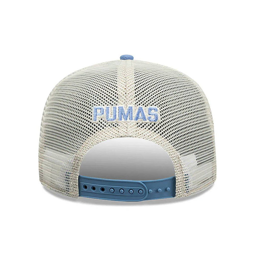 New Era Pumas 9Seventy Truckers Snapback Hat-Khaki/Baby Blue