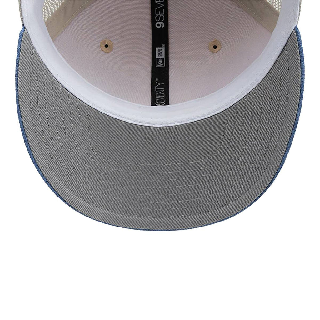 New Era Pumas 9Seventy Truckers Snapback Hat-Khaki/Baby Blue