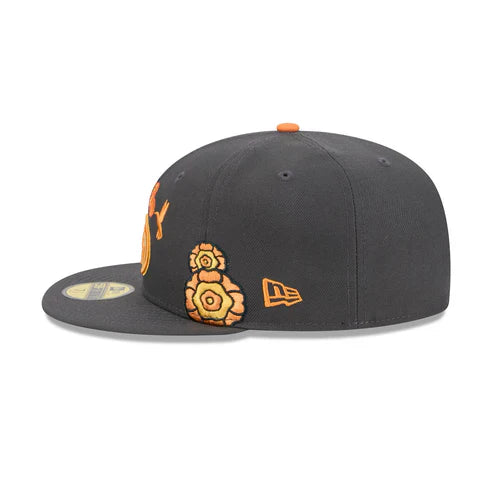 New Era San Francisco 49ers Day Of The Dead 59FIFTY Fitted Hat- Graphite