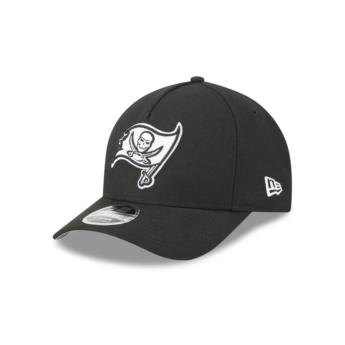 New Era Tampa Bay Buccaneers M-Crown A-FRAME 9FORTY Adjustable Hat-Black/White