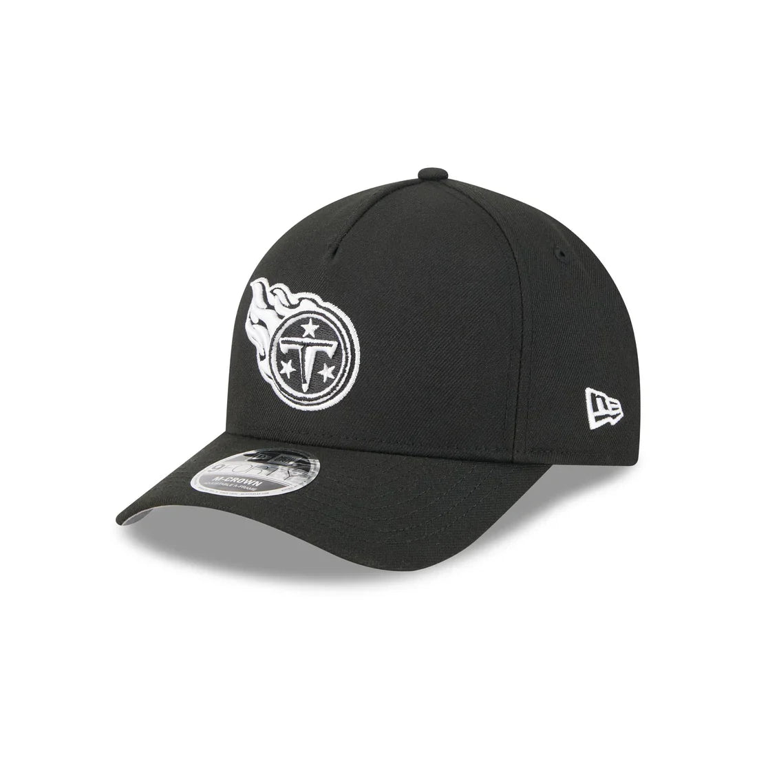 New Era Tennessee Titans M-Crown A-FRAME 9FORTY Adjustable Hat-Black/White