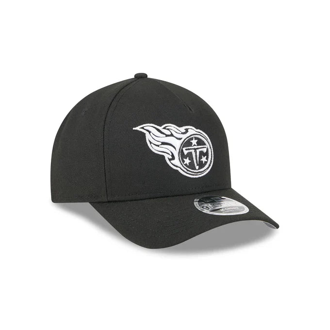 New Era Tennessee Titans M-Crown A-FRAME 9FORTY Adjustable Hat-Black/White