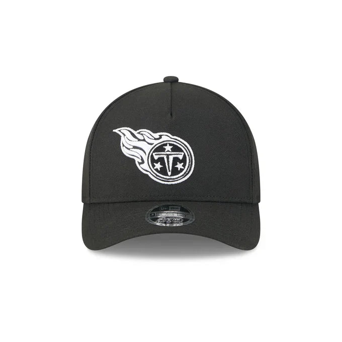 New Era Tennessee Titans M-Crown A-FRAME 9FORTY Adjustable Hat-Black/White