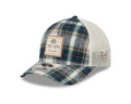 Montreal Canadiens NHL New Era Men's Plaid 9FORTY M-Crown A-Frame Trucker Hat