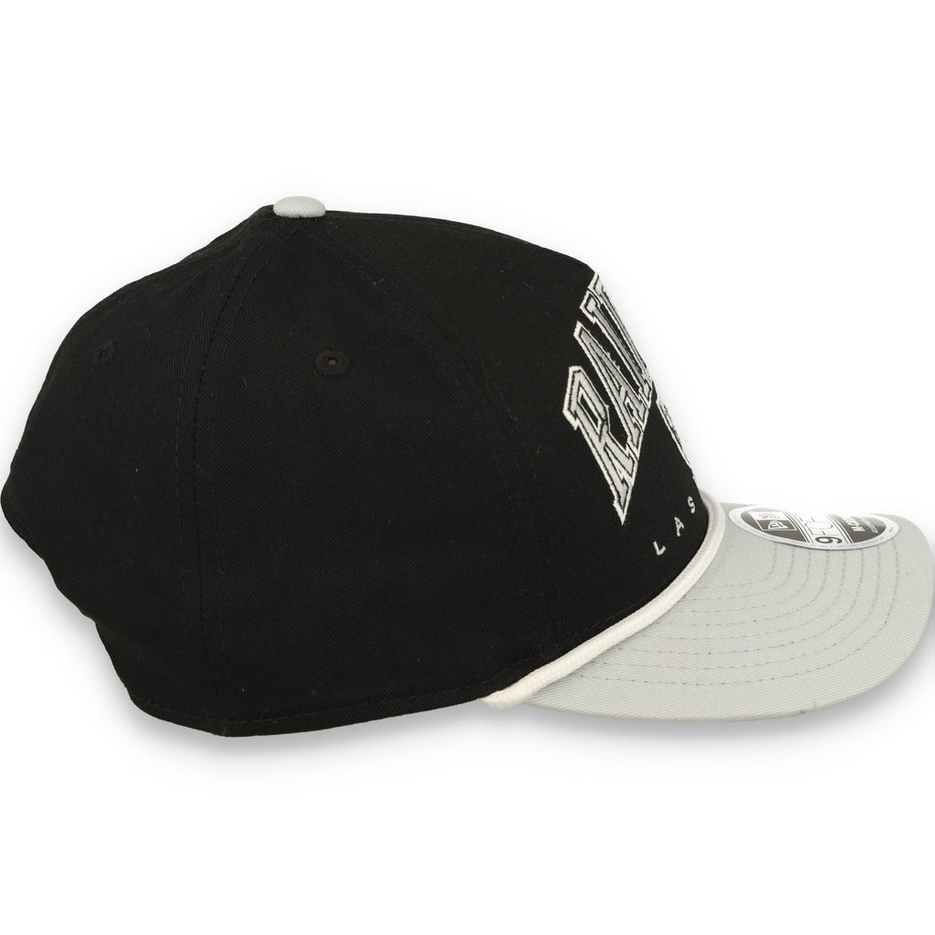 New Era Las Vegas Raiders Arch M-Crown 9FORTY A-Frame  Adjustable Hat-Black/Grey