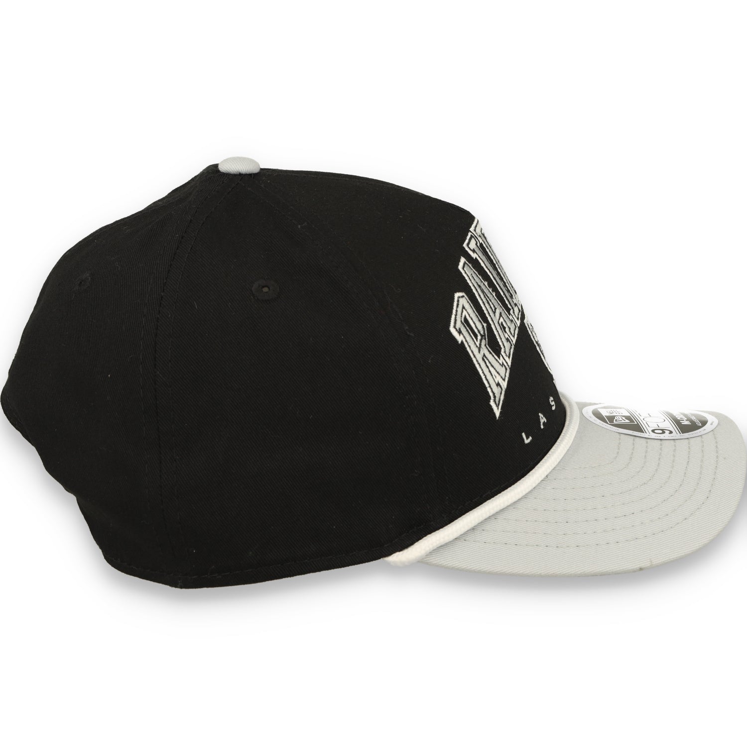 New Era Las Vegas Raiders Arch M-Crown 9FORTY A-Frame  Adjustable Hat-Black/Grey