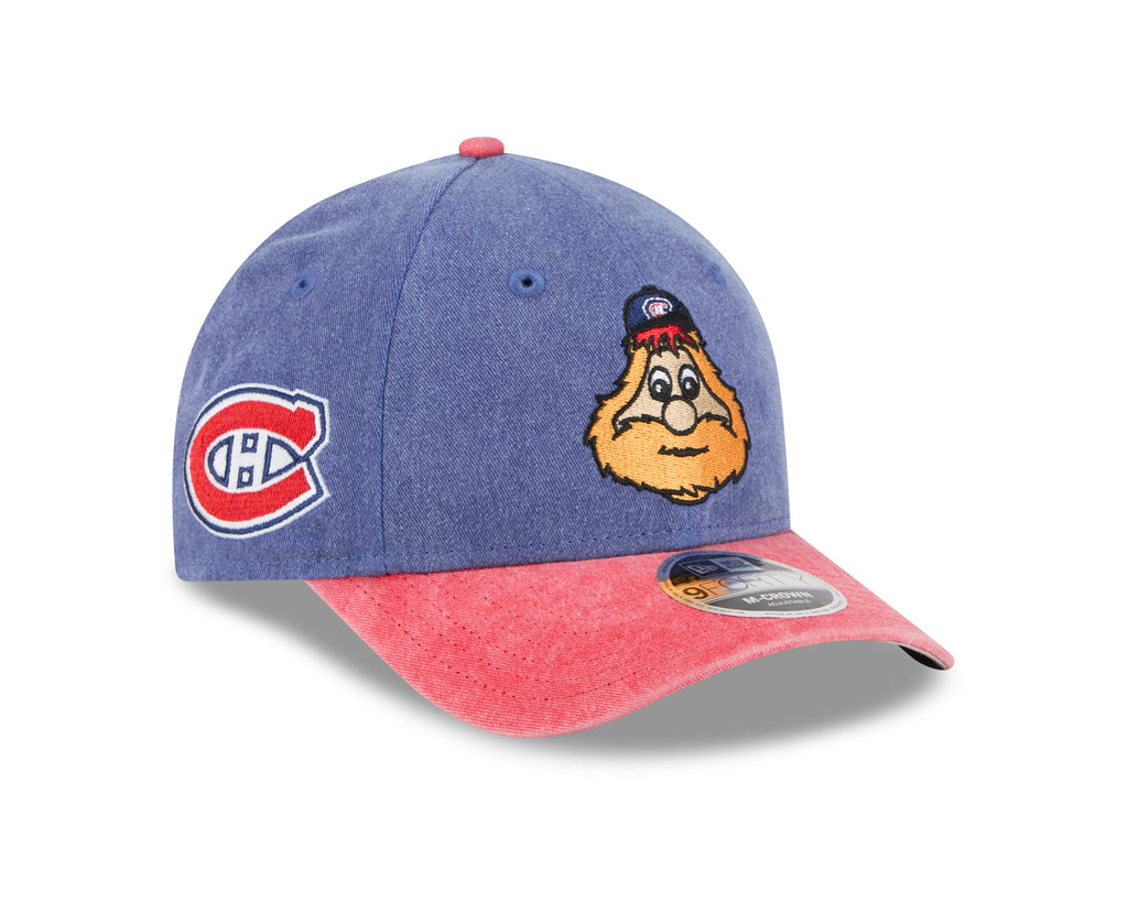 Youppi Montreal Canadiens NHL New Era Men's Navy/Red 9Forty Two Tone Snapback